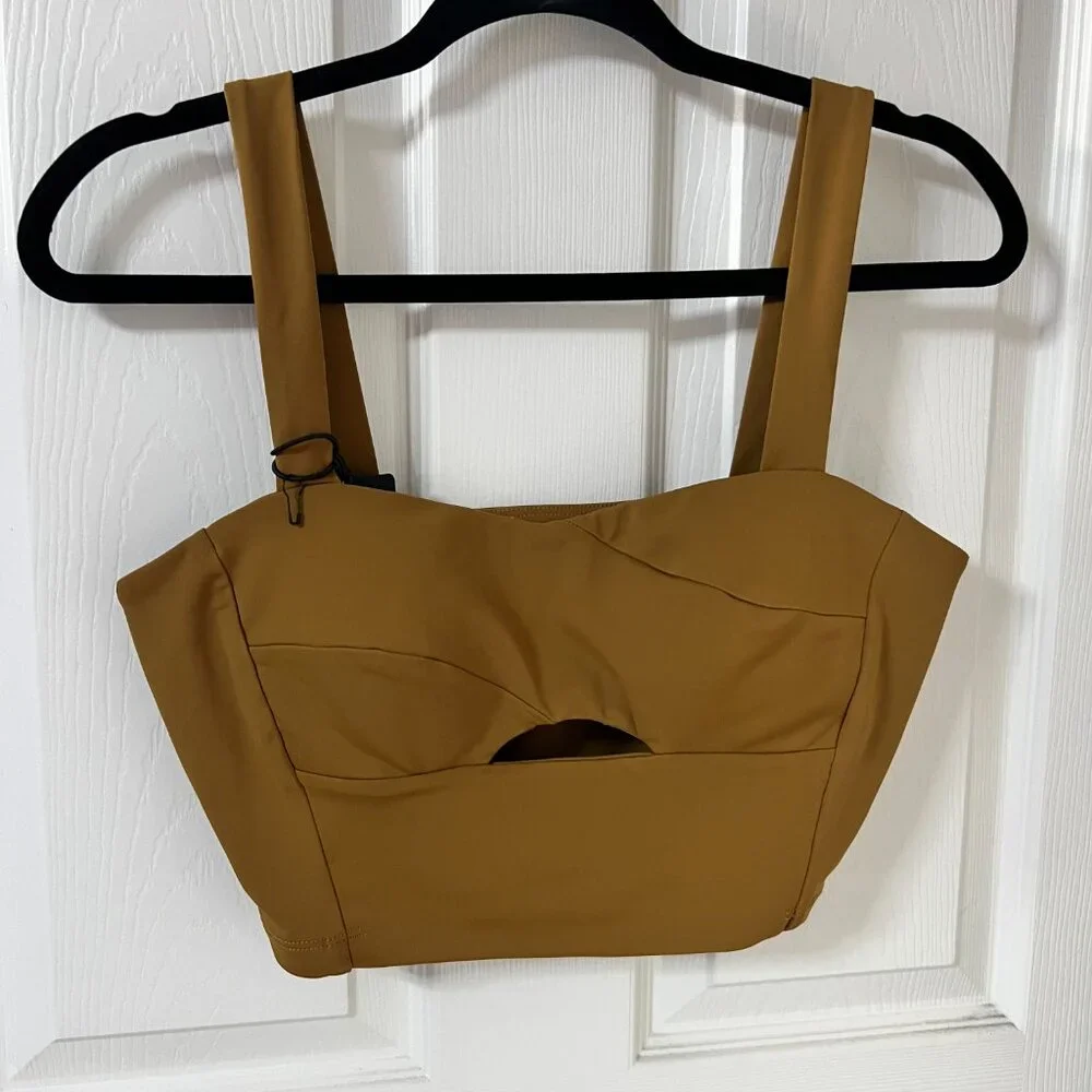 NWT LANSTON SPORT Hypnotic cutout sports bra (L) - Picture 4 of 11